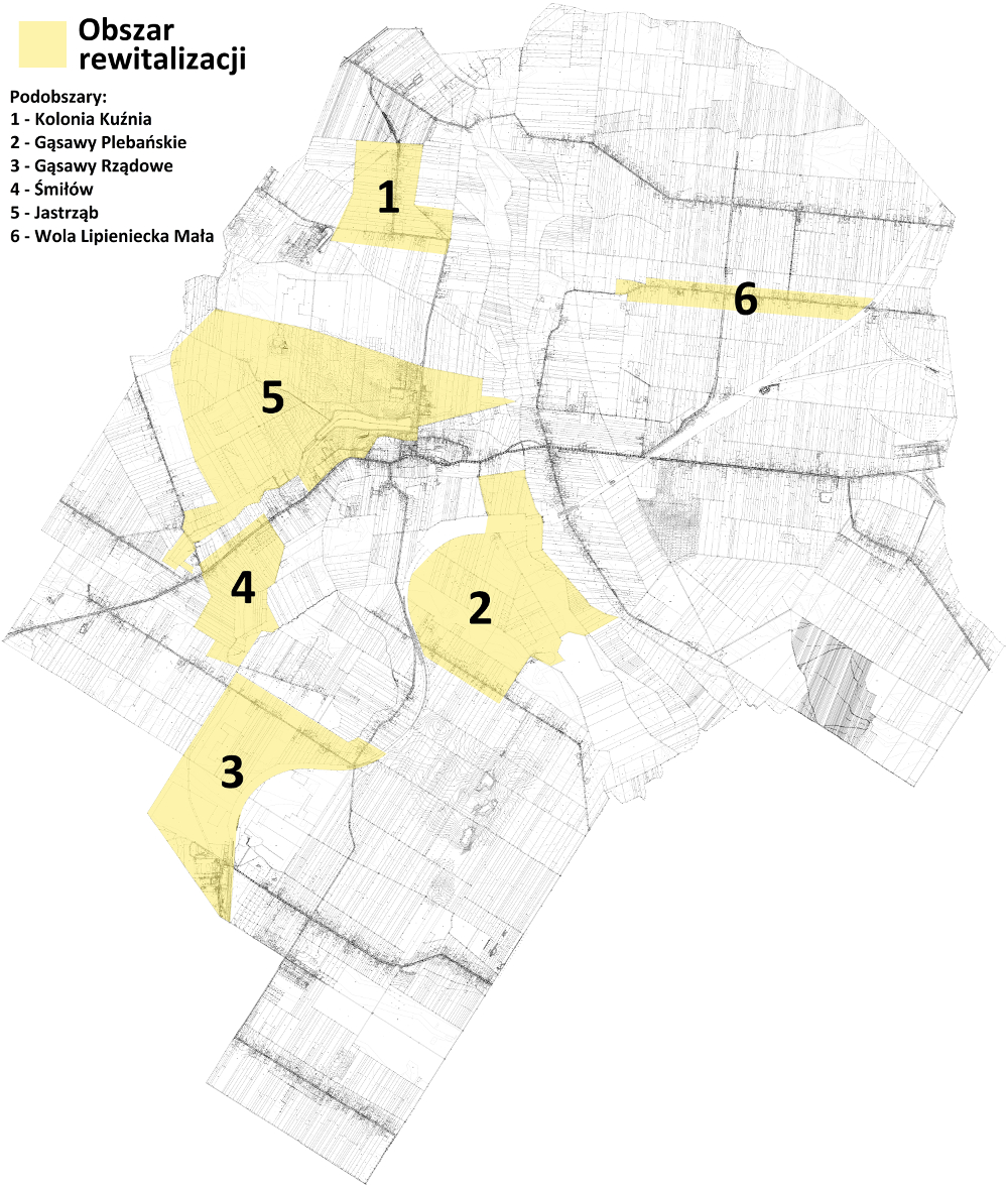Mapa Obszaru Rewitalizacji
