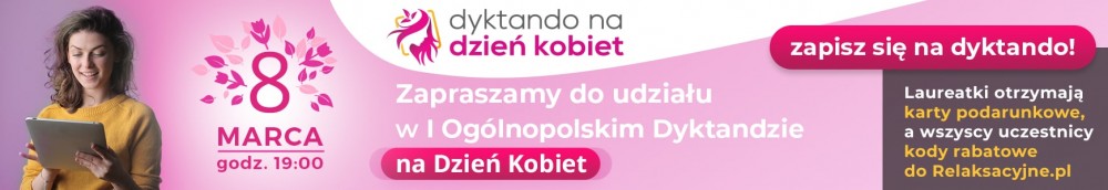 Baner - Dyktando z nagrodami na Dzień Kobiet