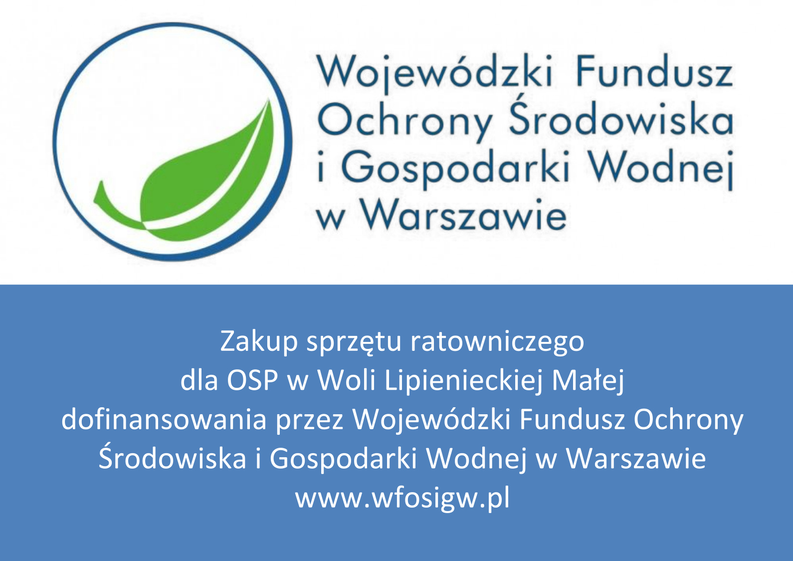 Logo - Wojewódzki Fundusz Ochrony Środowiska i Gospodarki Wodnej