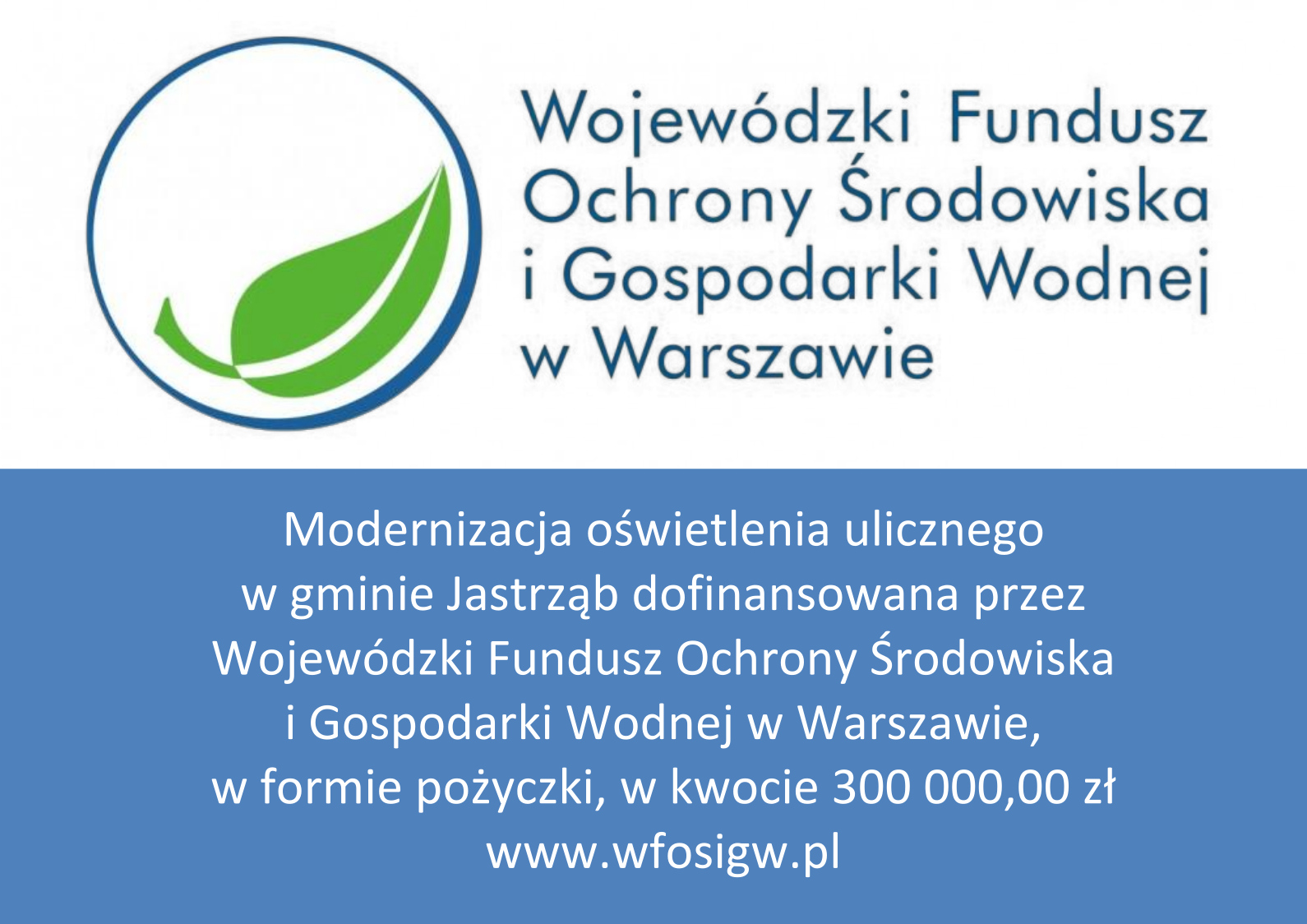 Logo - Wojewódzki Fundusz Ochrony Środowiska i Gospodarki Wodnej