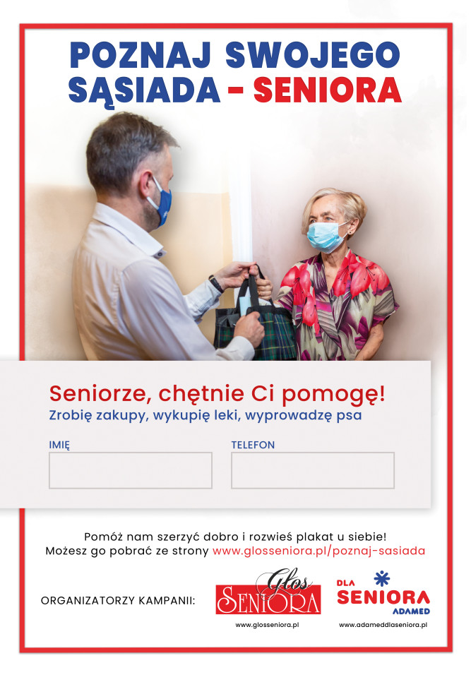 poznaj swojego sasiada seniora