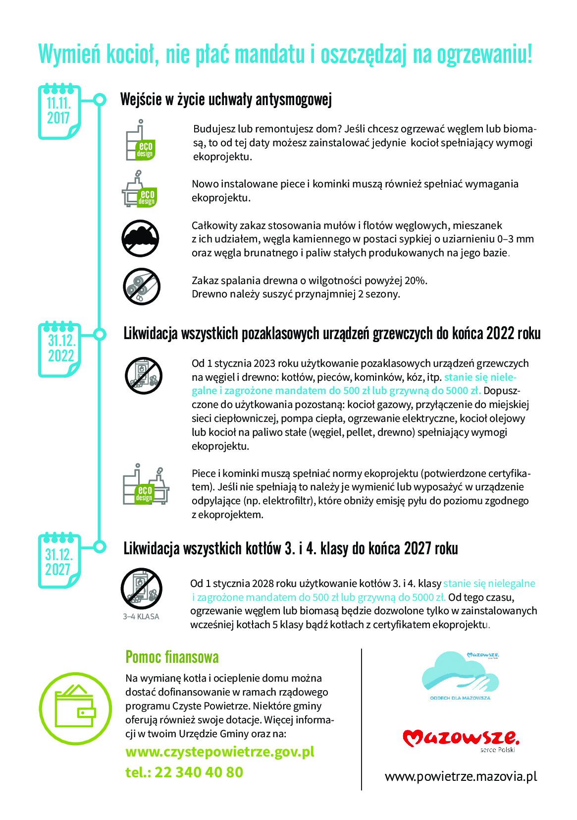 2. ulotka uchwała antysmogowa Mazowsze