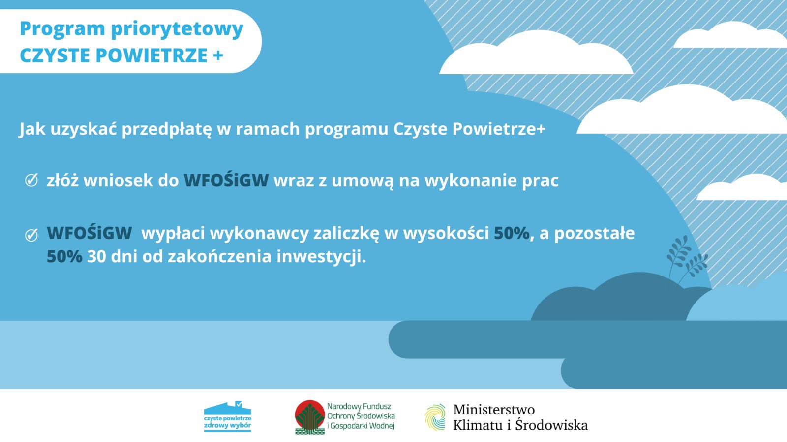 Program priorytetowy Czyste Powietrze Jak uzyskać przedpłatę