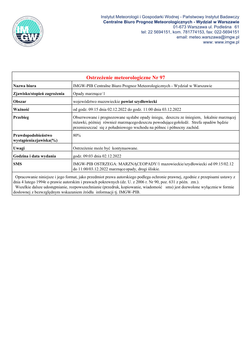 Ostrzeżenie Meteorologiczne nr 97 - MZW_1430_OM_20221202080321347
