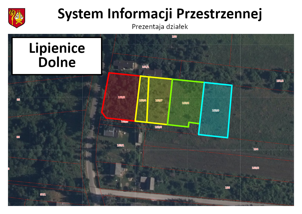Wizualizacja - działki Lipienice Dolne