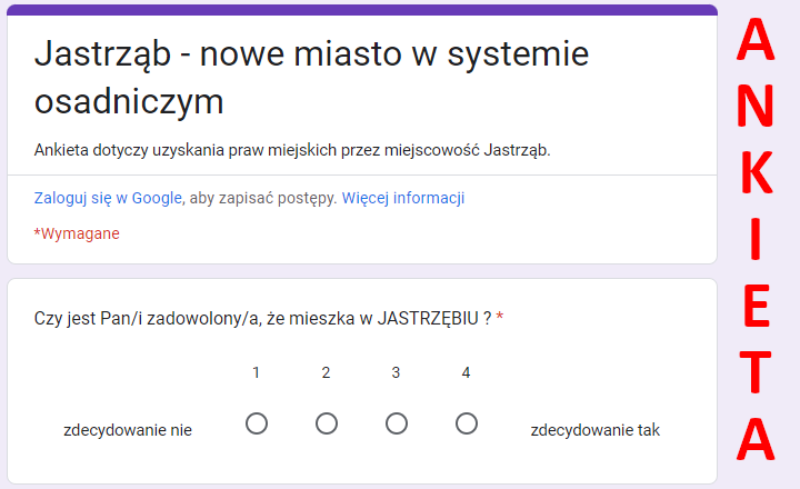 Jastrząb - nowe miasto w systemie osadniczym
