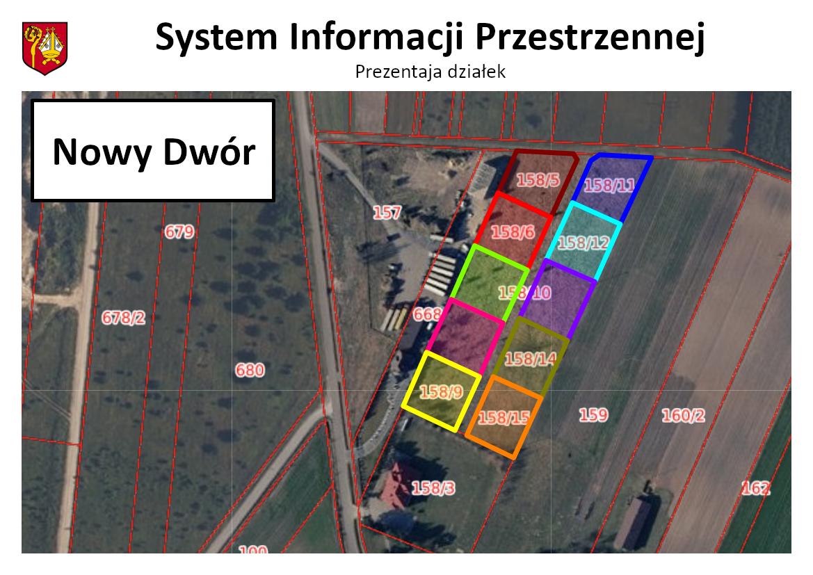 Wizualizacja - działki Nowy Dwór