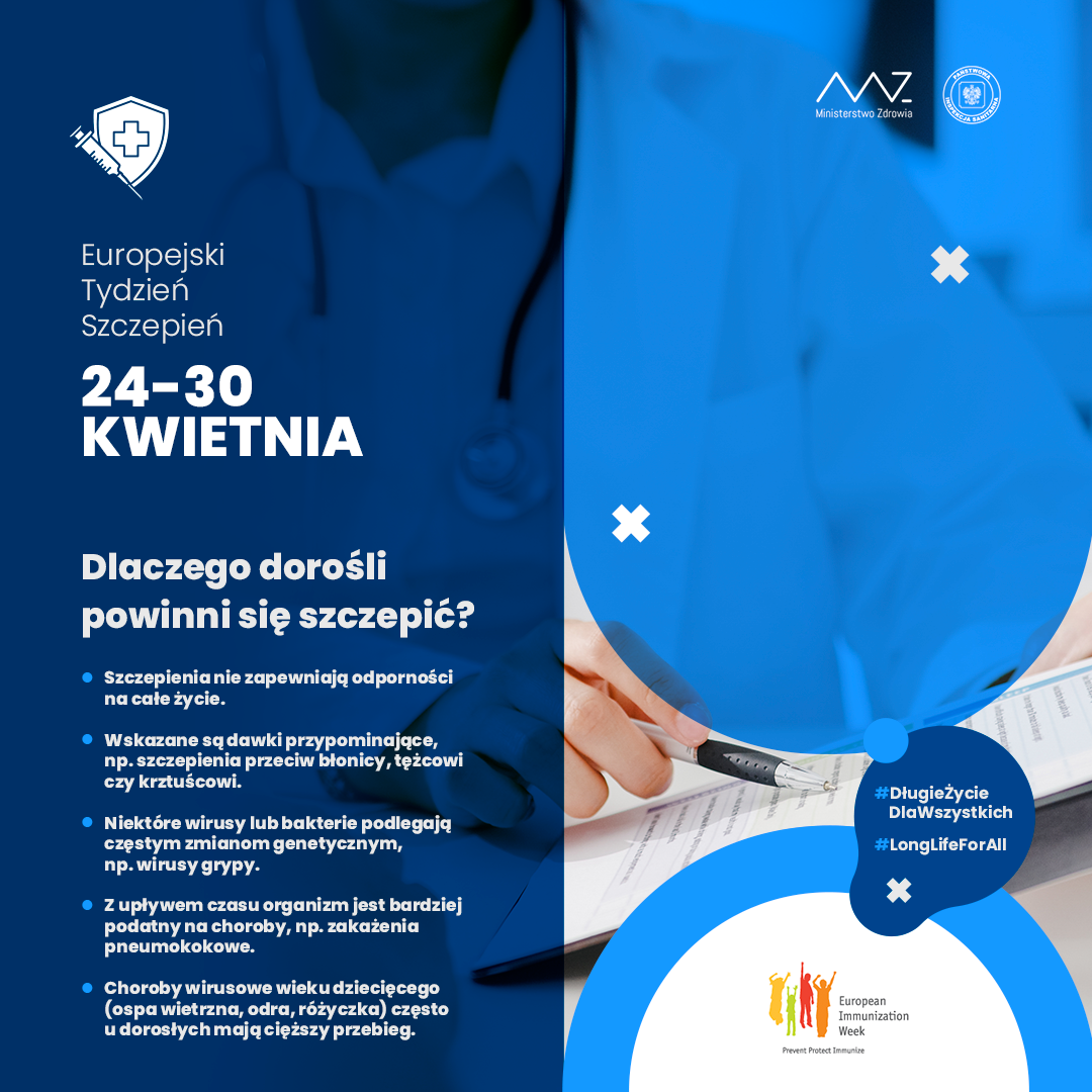 Informacja - dlaczego doroli powinni si szczepic