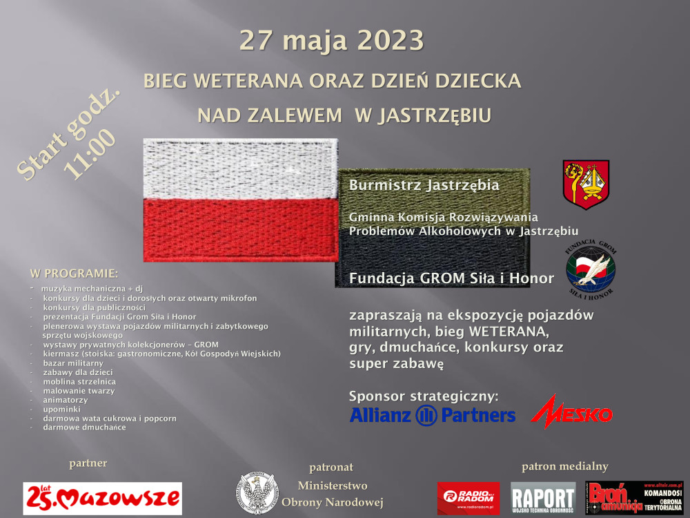 Plakat Bieg Weterana