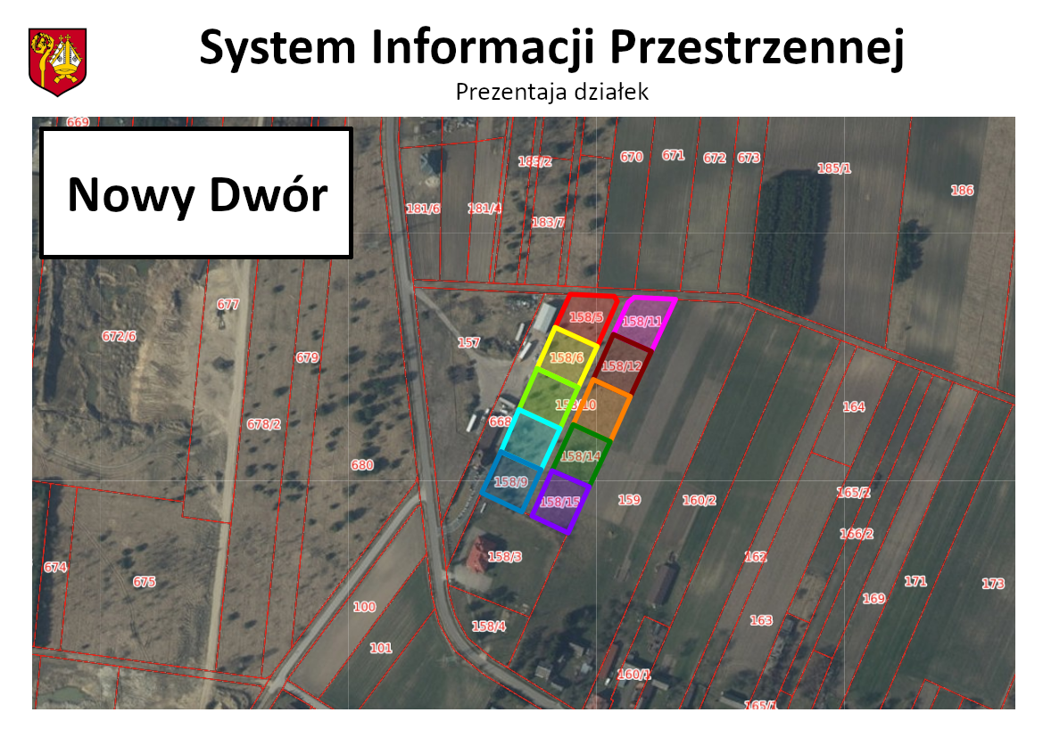 Wizualizacja - działki Nowy Dwór