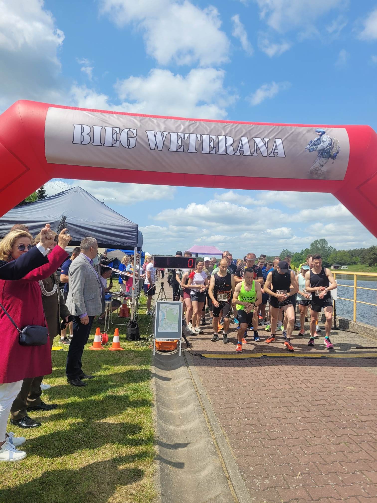 Start Biegu Weterana