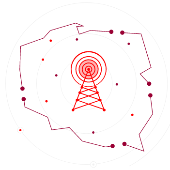 Infografika - przedstawia zarys Polski z zaszaczonymi punktami 
