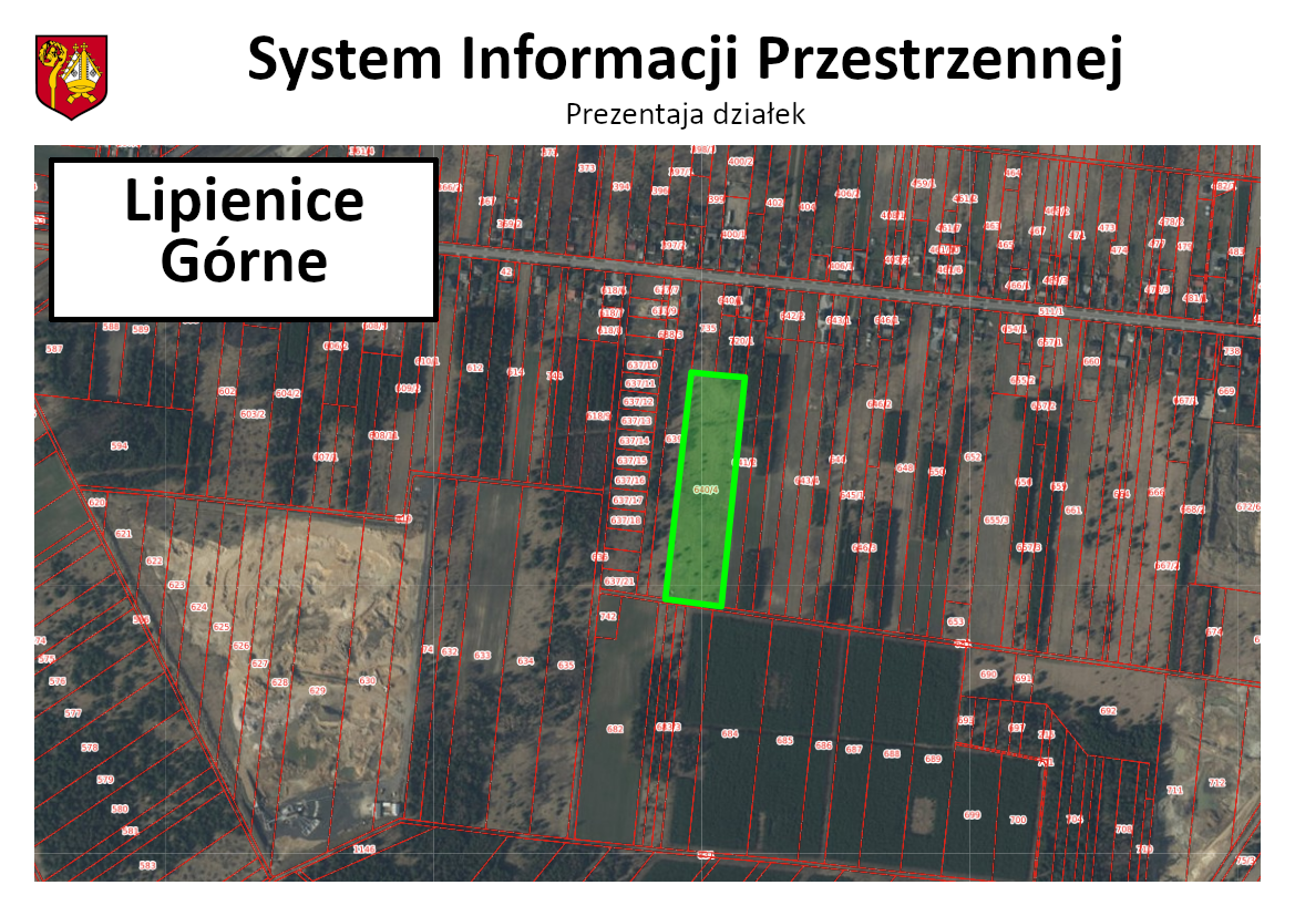 Wizualizacja - działki Lipirnice Górne
