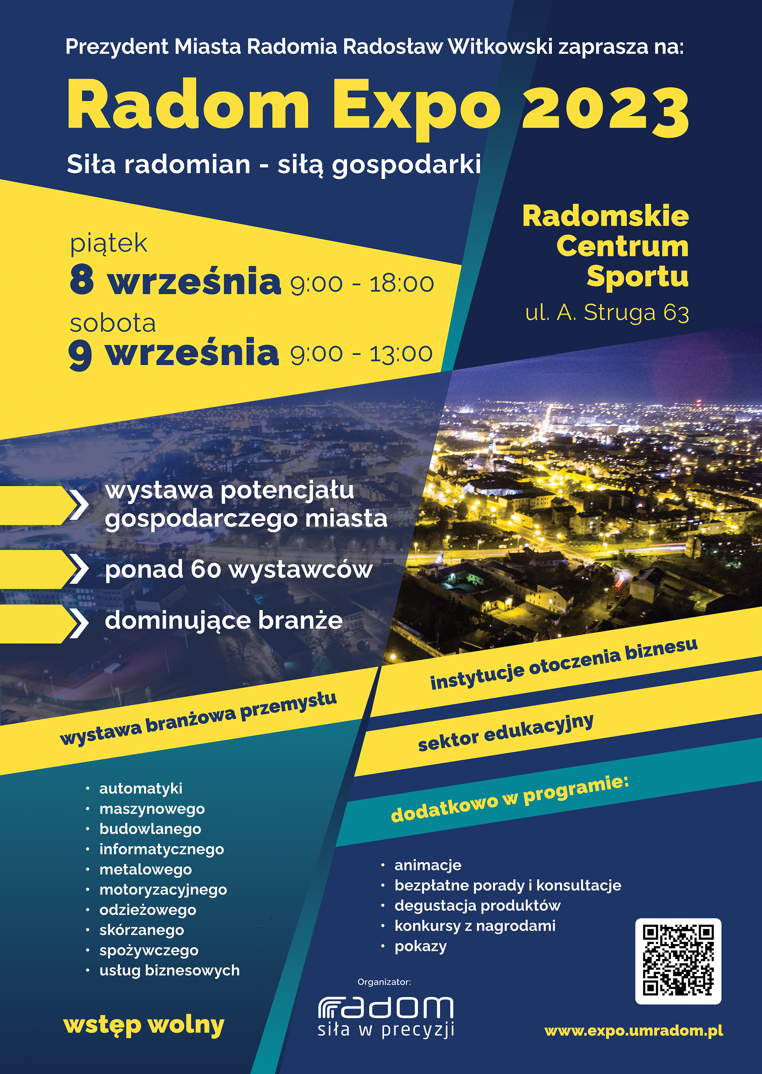 Plakat promocyjny Radom Expo 2023
