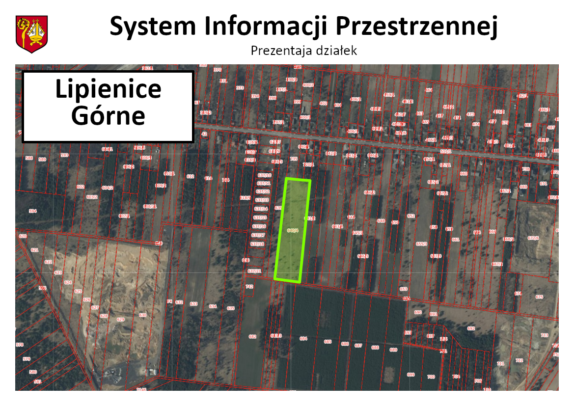 Wizualizacja - działki Lipirnice Górne