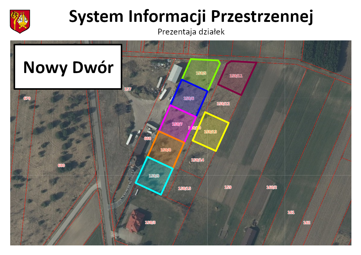 Wizualizacja - działki Nowy Dwór