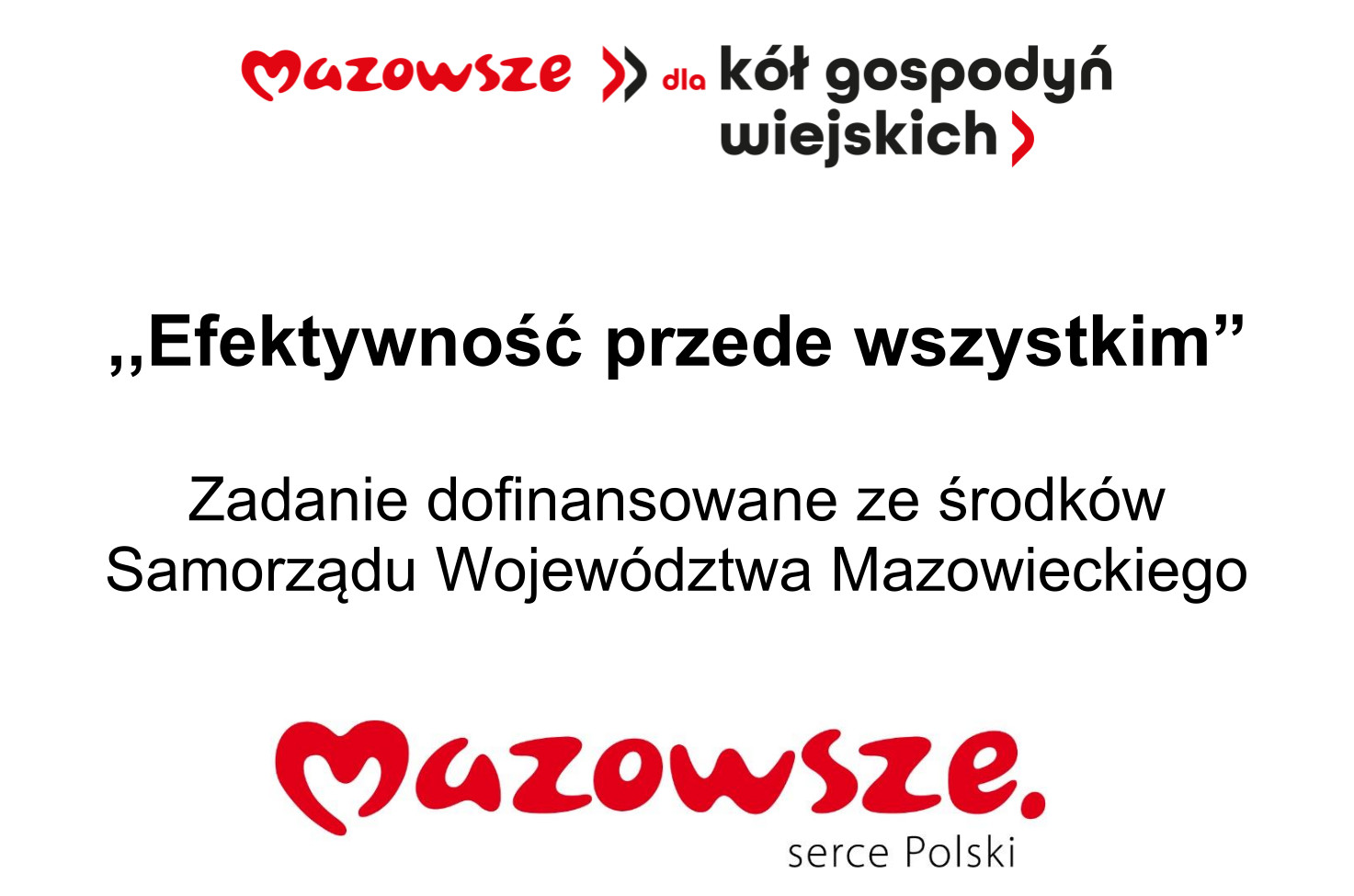 Koło Gospodyń Wiejskich "Nowoczesne Babcie" otrzymało dofinansowanie w kwocie 7 000,00 zł na realizację zadania pn. "Efektywność przede wszystkim"
