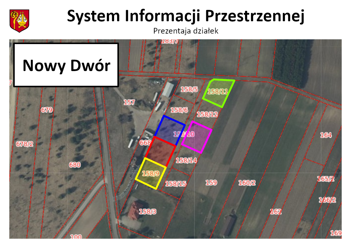 Wizualizacja - działki Nowy Dwór