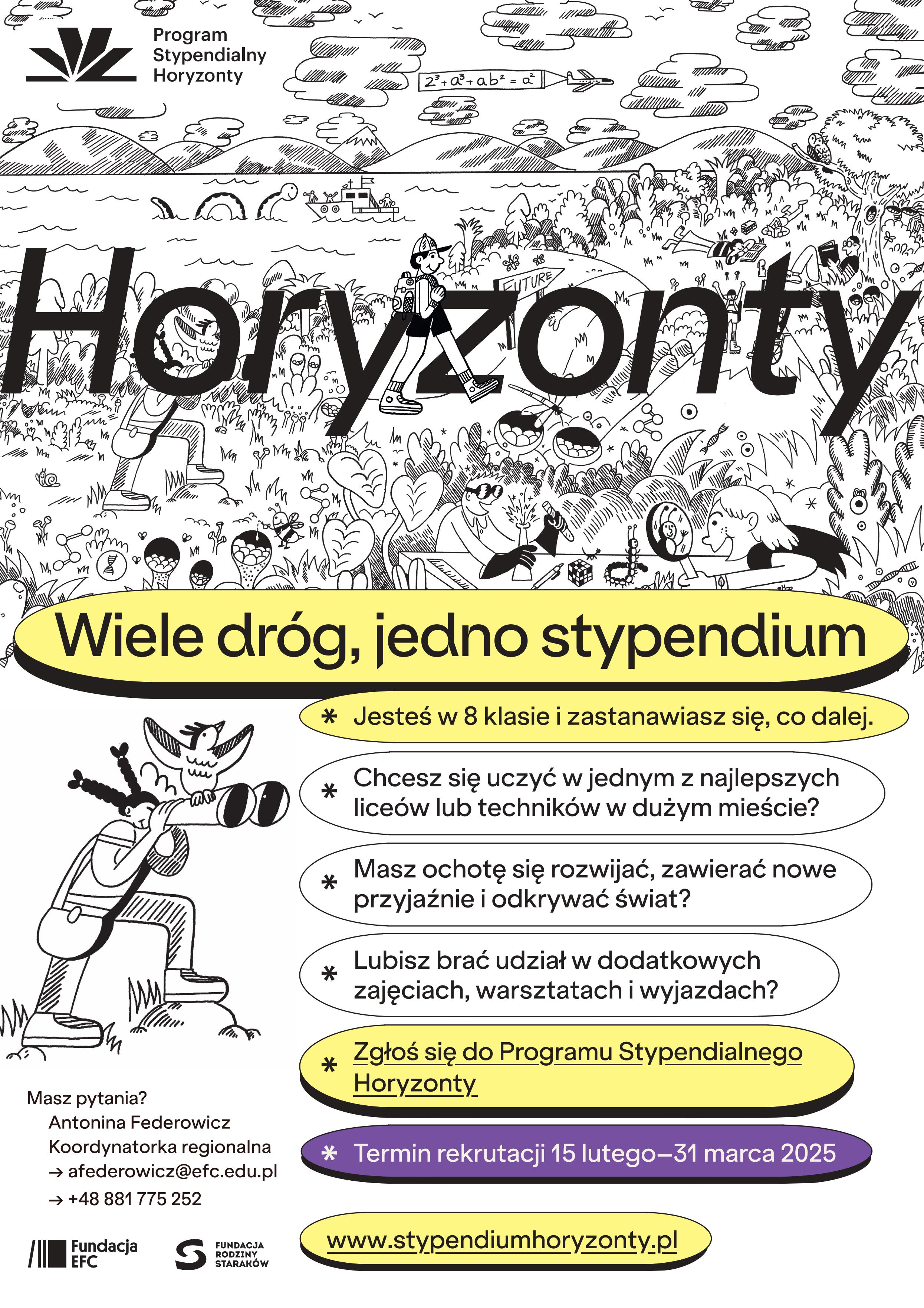 HORYZONTY PLAKAT A4