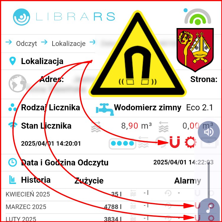 Gmina Jastrząb stosuje wodomierze pozwalające stwierdzić fakt stosowania magnesu