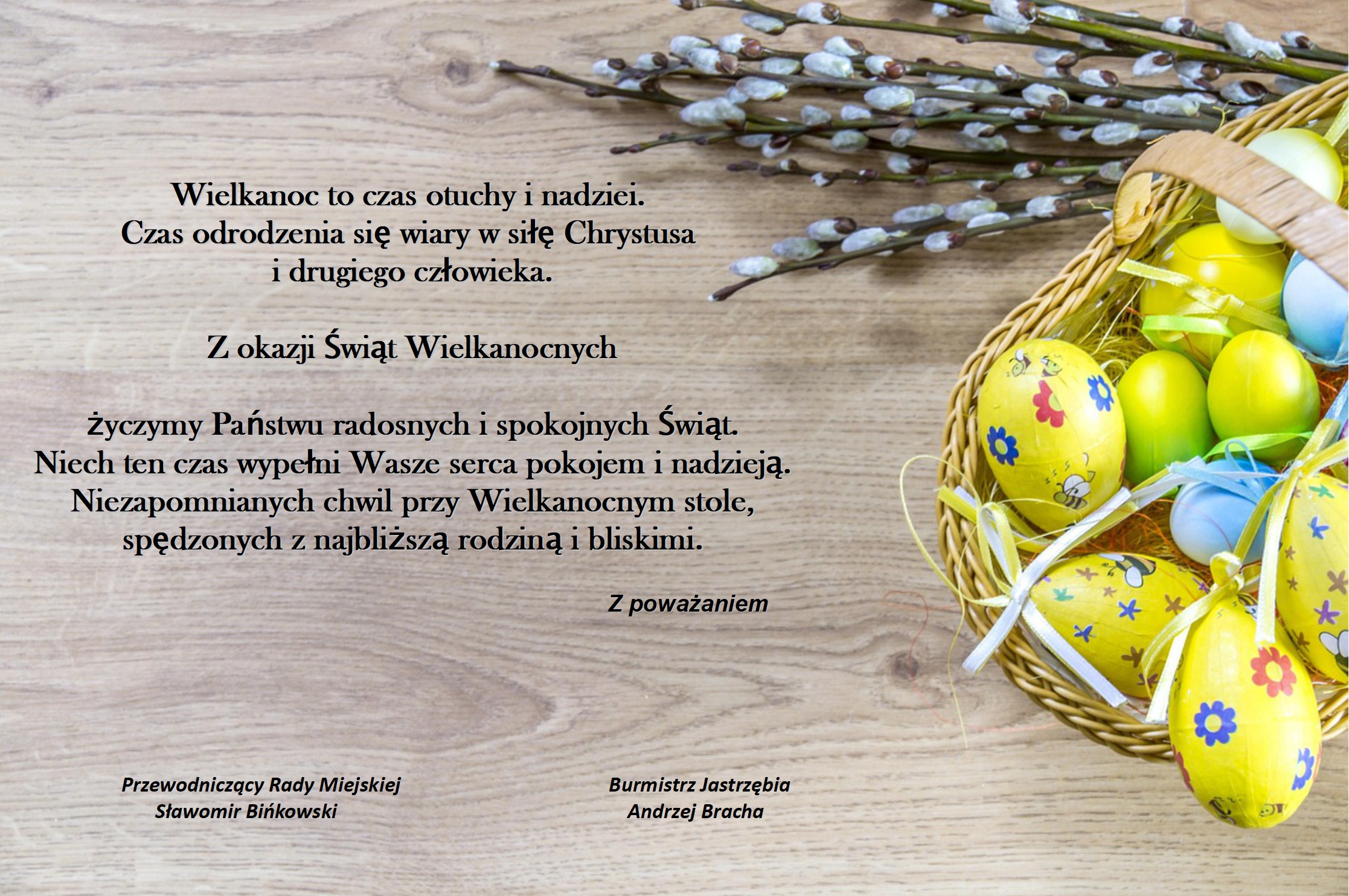 Życzenia Wielkanocne - treść w artykule