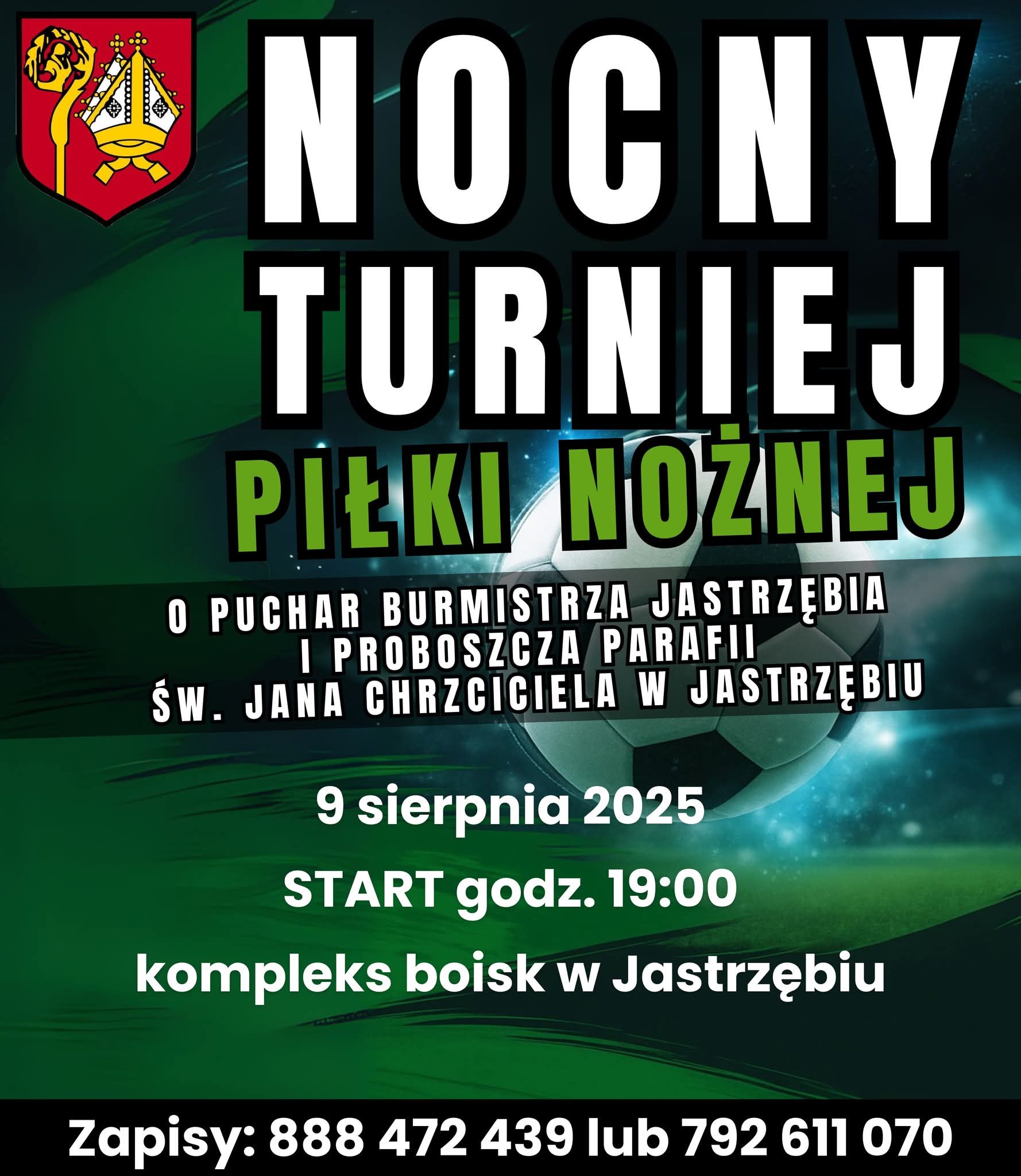 Plakat - Nocny turniej piłki nożnej - treść w artykule