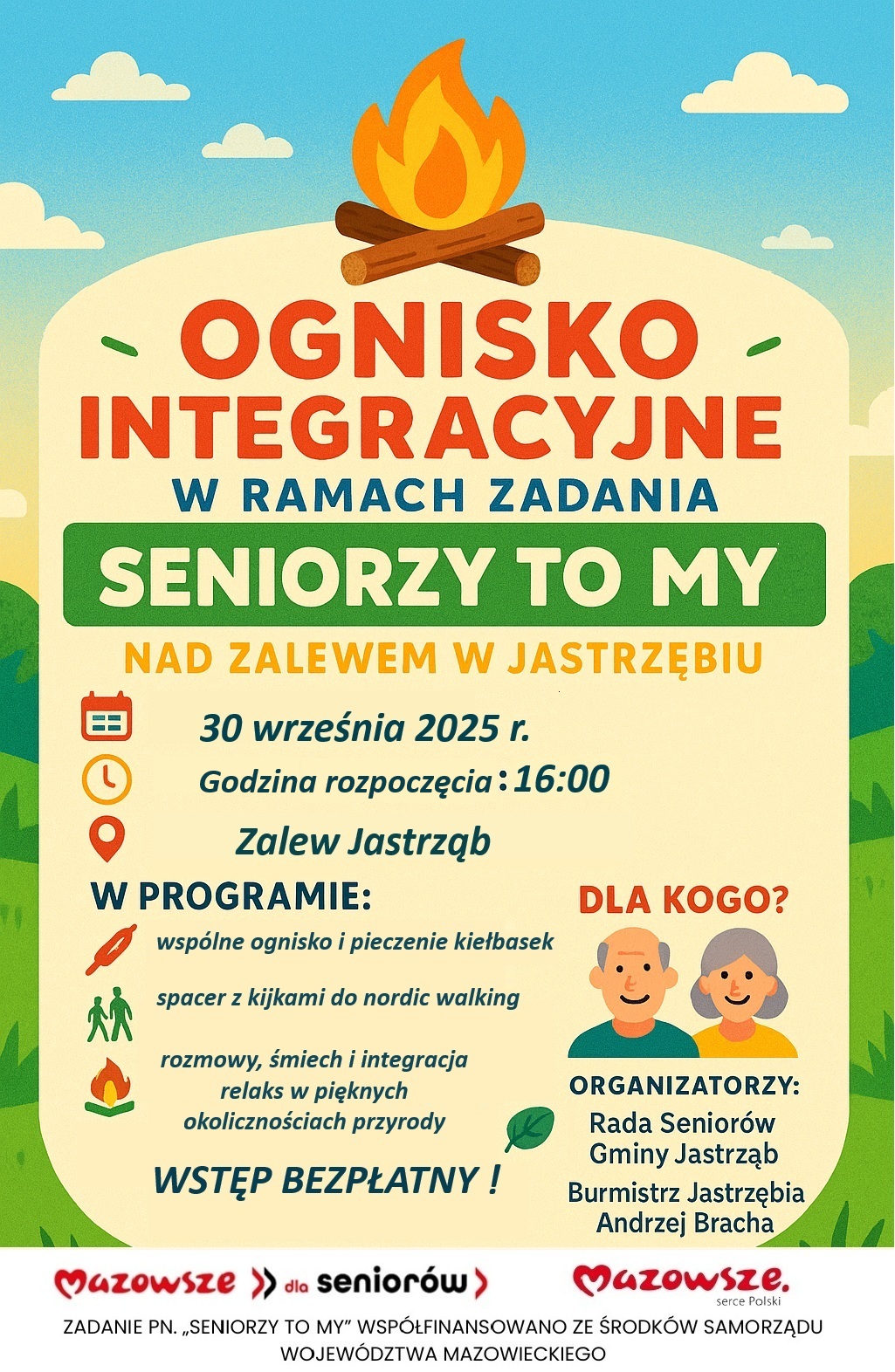 Ognisko integracyjne w ramach zadania "Seniorzy to My" - treść w artykule