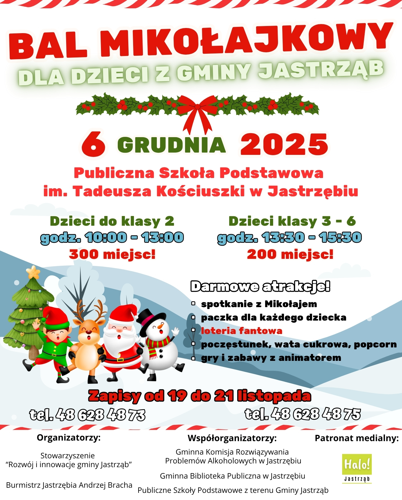 Bal Mikołajkowy dla dzieci - treść w artykule