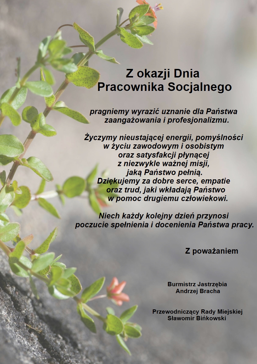 Życzneia z okazji Dnia Pracownika Socjalnego - treść w artykule
