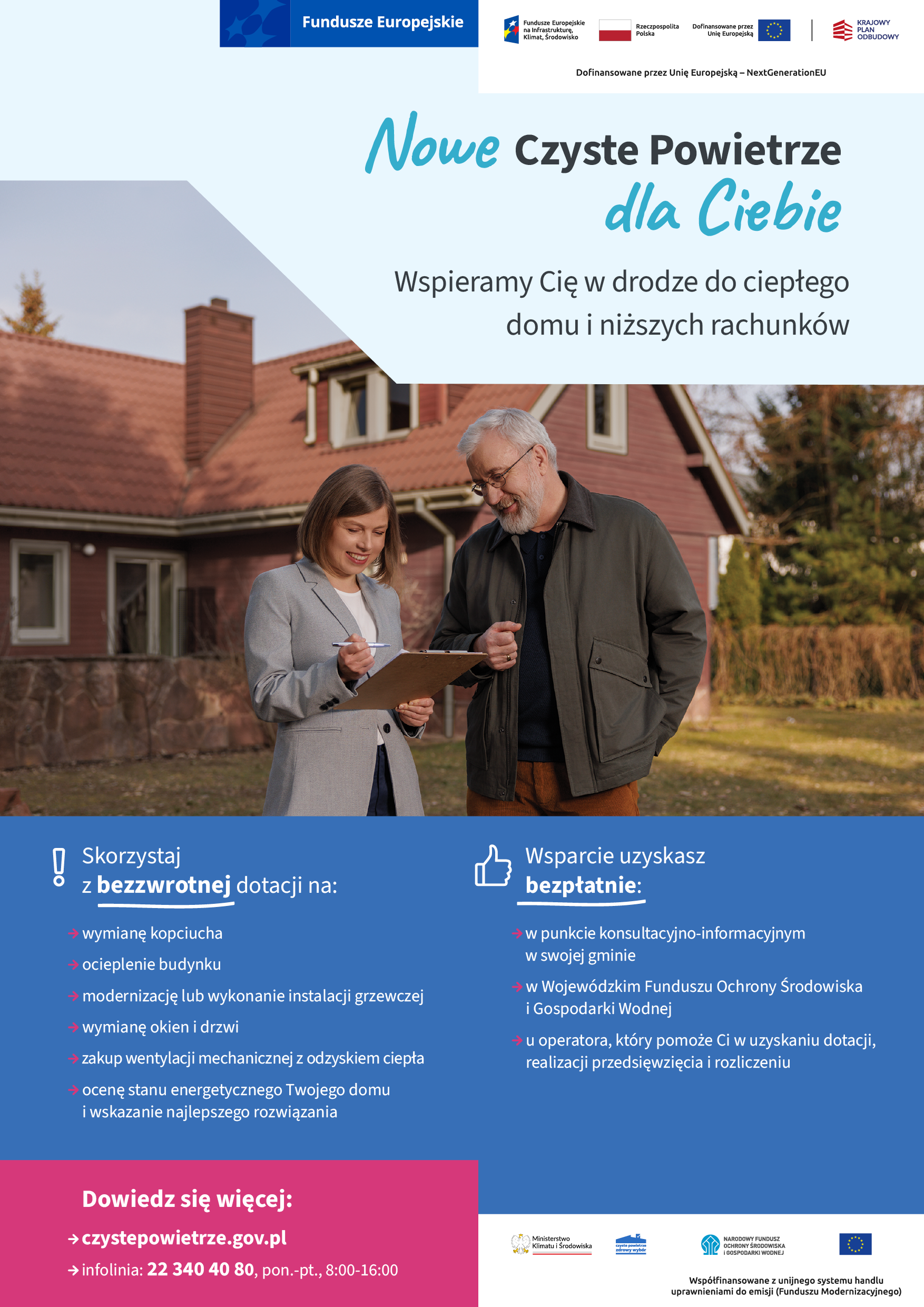 "Nowe Czyste Powietrze dla Ciebie" - treść w artykule