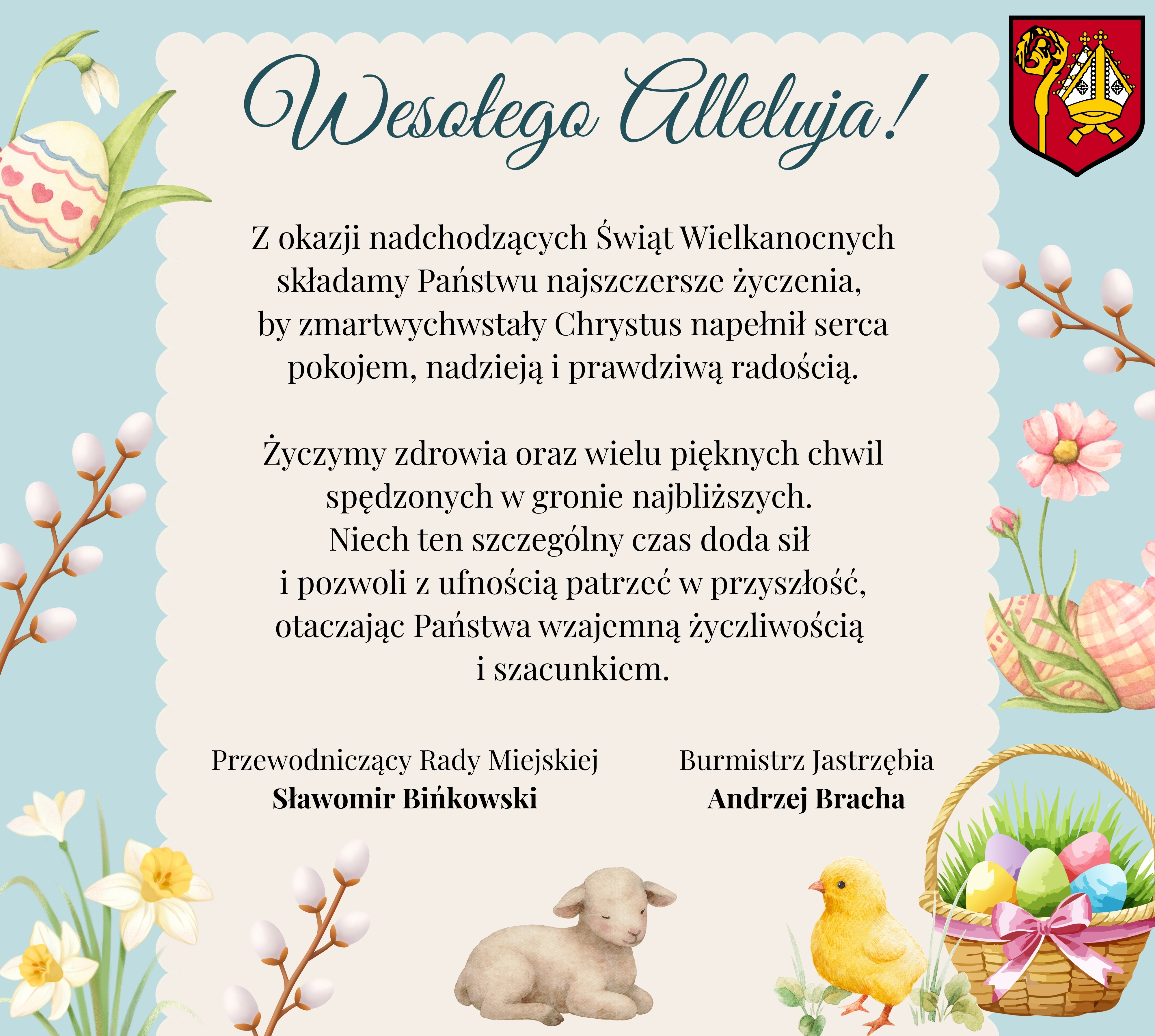 Życzenia Wielkanocne - treść w artykule