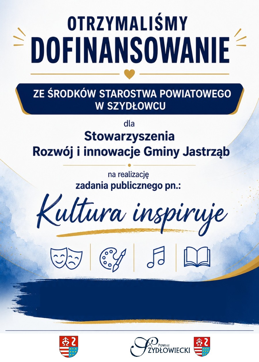 Otrzymaliśmy dofinansowanie ze środków Starostwa Powiatowego w Szydłowcu - treść w artykule
