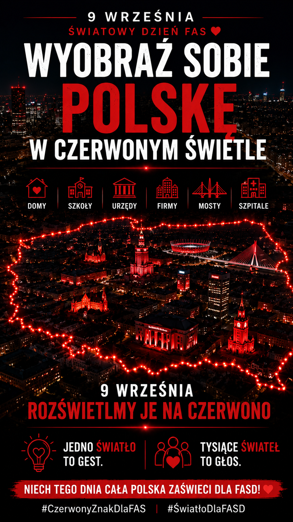 Gmina Jastrząb dołącza do akcji #CzerwonyZnakDlaFAS - treść w artykule