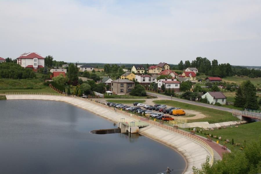 Zalew w Jastrzębiu - widok tamy