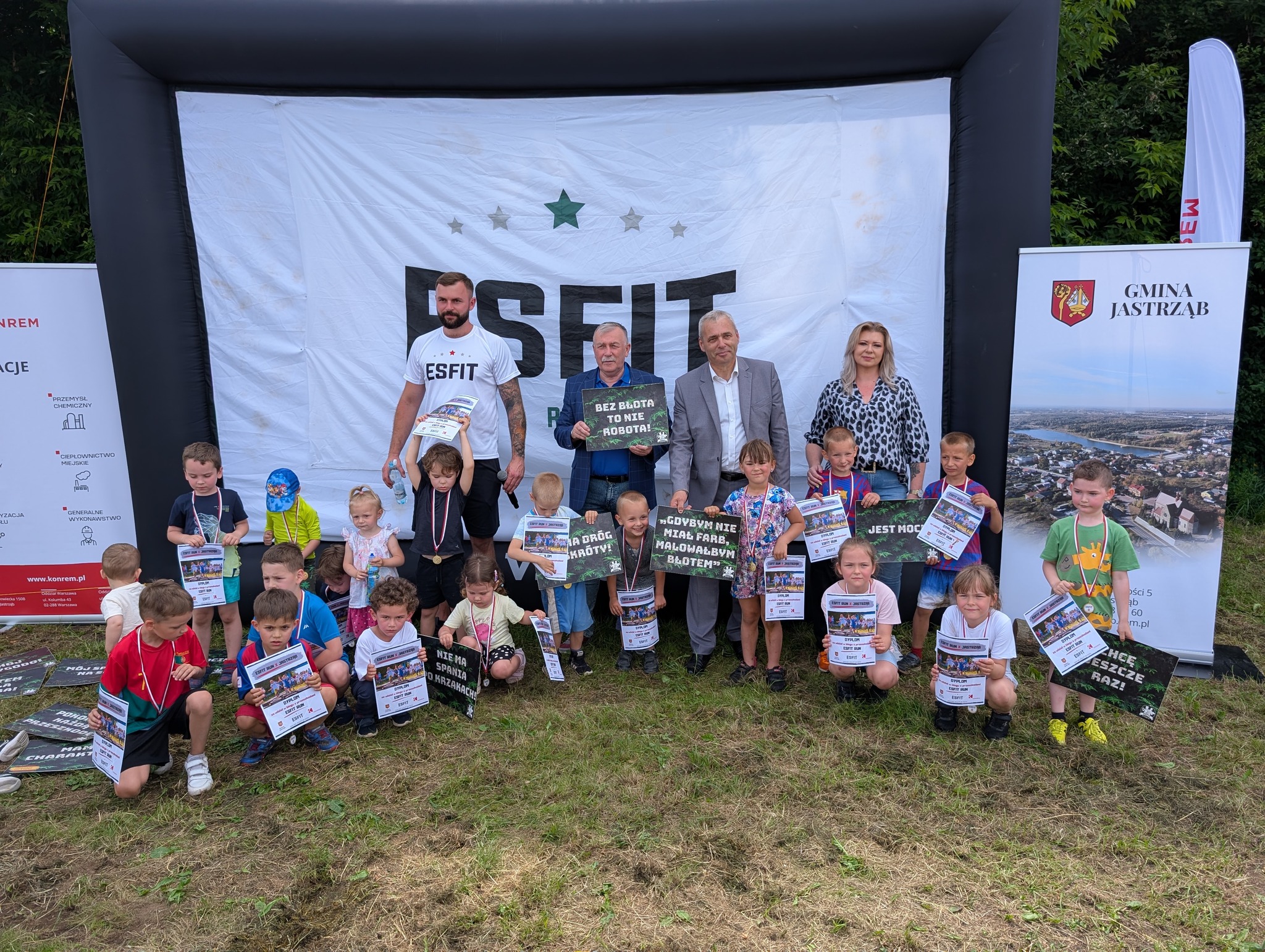 Uczestnicy Aktywnego Dnia Dziecka